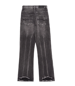 Vaqueros de mujer de corte holgado a la moda, estilo Stonewashed, Streetwear Y2K, pantalón vaquero baggy para mujer, vaquero vintage recto y elegante. - Product Image 2