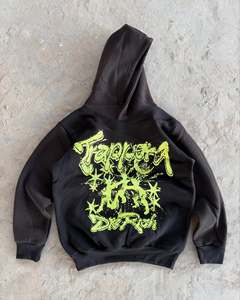 Manufacture Custom logo 420gsm Faded Hoodie Print 100% Cotton Pull Over Oversized Vintage Distressed Acid Wash Hoodies Men - Product Image 6