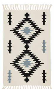 Housse de coussin en coton peluche tissée à motifs floraux, moderne, lavable en machine, trois tons de couleur, pour camping, maison, pique-nique, voyage, prière - Product Image 4