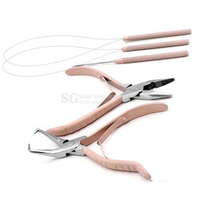 Pince à extensions capillaires Saar Global en acier inoxydable – Kit professionnel d'installation et de retrait - Product Image 5