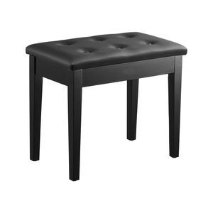 Panca per pianoforte con cuscino imbottito ad alta densità 22" x 13.78" x 19", sedia per pianoforte con scomparto portaoggetti regolabile per spartiti musicali - Product Image 1