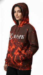 Sweat-shirt unisexe surdimensionné moderne avec impression par sublimation haute définition pour les marques de vêtements streetwear - Product Image 2