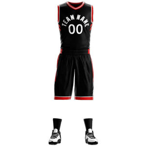 Uniforme de Baloncesto Personalizado para Adultos, Impresión por Transferencia de Calor, Color Sólido, 100% Poliéster, Ropa Deportiva de Secado Rápido y Transpirable - Product Image 2