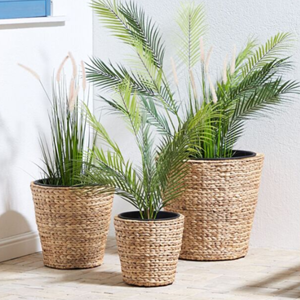 Eco-friendly Water Hyacinth Planter For Modern Home Decor, <b>Tree</b> <b>Pot</b> With Plastic Liner, Wholesale Vietnam Sustainable Garden - Product Image 6