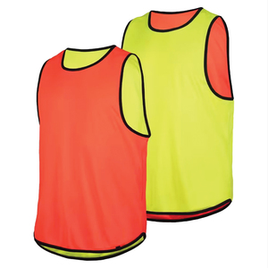 Venta al por mayor de petos deportivos transpirables con logotipo personalizado, petos de fútbol económicos y petos de malla. Servicio OEM disponible para la venta. - Product Image 4