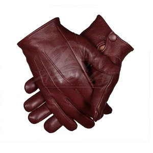 Leather Gloves Breathable Durable Protective Handwear for Engineering Manufacturing and Utility Workers - Product Image 3