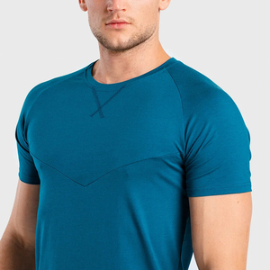 Nouveau T-shirt Homme Slim Fit en Coton 100% Personnalisé de Haute Qualité, Col Rond, Coupe Musclée, pour Fitness et Gym - Product Image 6