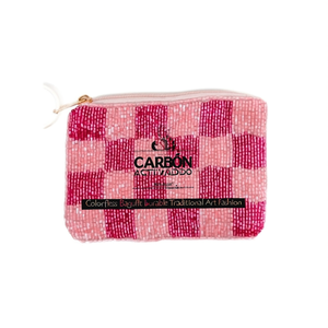 Handcrafted Indian Luxury Casual Daily <b>Toiletry</b> Bag Colorful Glass Beaded Baguette Handle Durable Traditional Art Fashion - Product Image 2