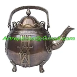 Cổ điển Brass Tea Pot, làm cho bộ phim "các Brass ấm trà" Kim loại truyền thống Tea Pot đối với trang trí sử dụng bởi Ấn Độ manufact