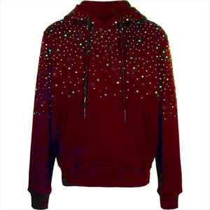 Sudadera con pedrería, tela transpirable, sudadera con pedrería que absorbe la humedad, sudadera con pedrería de secado rápido. - Product Image 3