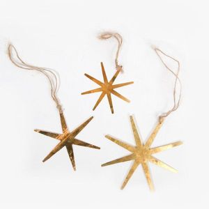 Brass Heart Ornament Handcrafted Hanging Decor Traditional Christmas Decoration - Product Image 2