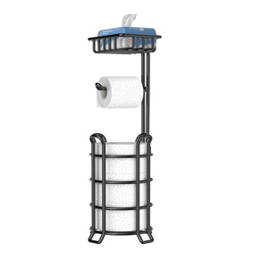 ที่วางกระดาษชำระแบบตั้งพื้นโลหะดีไซน์ทันสมัย ขนาดใหญ่ จุได้เยอะ - Product Image 2