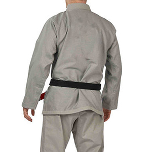 Uniforme de Karate Gris para Hombre, 100% Algodón, Duradero, Talla Adulto, Corte Regular, Ropa de Artes Marciales - Product Image 6