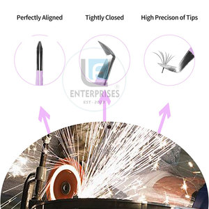Pince à épiler pour extensions de cils en acier inoxydable, design personnalisé, durable, haute qualité, prix bas, en vente - Product Image 5