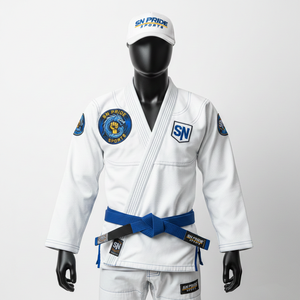 Uniforme de Jiu Jitsu BJJ Personalizado y Disponible para Entrenamiento, Kimono de Artes Marciales para Unisex, Traje de Poliéster/Algodón - Product Image 1