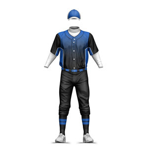 Maillot de baseball personnalisé Econex pour hommes, vert, blanc, violet, impression par sublimation, respirant, 100% polyester, taille adulte - Product Image 3