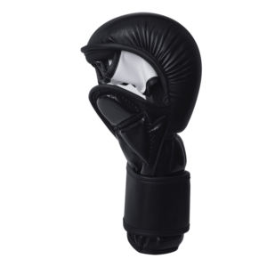 ถุงมือ MMA คุณภาพสูงขายดี ระบายอากาศได้ดี ครึ่งนิ้ว สำหรับฝึกซ้อม ปรับแต่งได้ 8 ออนซ์ หนัง PU และ PVC สำหรับยิม - Product Image 5