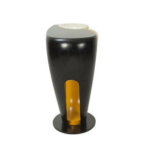 Modern Resin <b>Console</b> Table with Marble Top Accent Living Room Furniture Leg Base Stable Design for Apartment and Hotel Use - Product Image 2