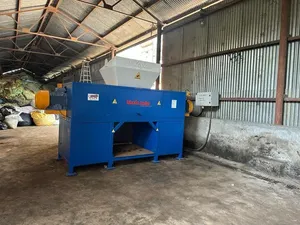 Elite Municipal Solid Waste Shredder <b>Machine</b> Double Shaft Semi Automatic Heavy Duty Plastic Crushing System for Commercial - Product Image 5