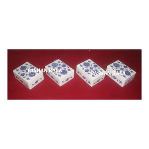 Cajas de Joyería de Mármol Blanco Puro Hechas a Mano, con Diseño Tallado en Piedra de Jabón Natural y Madreperla, Ideales para Revender - Product Image 5