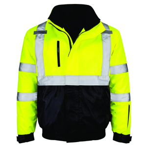 Chaqueta de Trabajo Reflectante Fluorescente para Personal Industrial, Equipos de Carreteras, Servicios Públicos y Operaciones de Construcción - Product Image 1