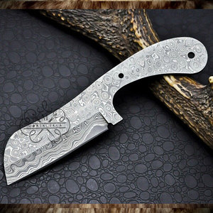 Lame de couteau en acier Damas faite sur mesure pour la fabrication, lame à motif forgé à la main, fournisseur en gros OEM Pakistan - Product Image 1