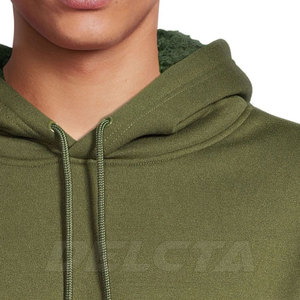 Solid Color Cotton Blended Lightweight Men Hoodies Professional Made Premium Quality Men Hoodies - Product Image 5