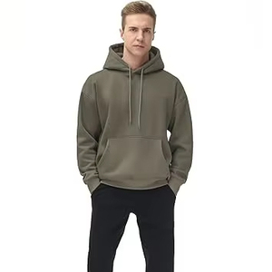 Sweat-shirt à capuche en polaire pour homme, coupe ample, ultra doux, avec poches - Product Image 1