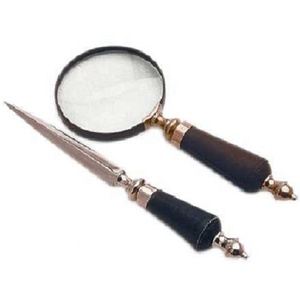 2025 nuevo diseño Vintage ojo cristal Metal lupa bronce aspecto antiguo artesanía buena calidad venta al por mayor artesanías indias - Product Image 2