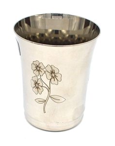 Gobelet à boire en verre imprimé floral en acier inoxydable pour l'eau, le jus, usage quotidien - Product Image 5