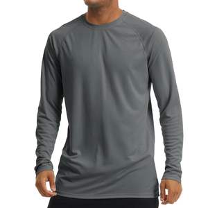 เสื้อยืดผู้ชายสีฟ้าอ่อนแบบสั่งทำพิเศษ ผ้าฝ้าย 100% เนื้อหนานุ่ม ระบายอากาศได้ดี สไตล์วินเทจ ลุคสตรีทแวร์ ทรงโอเวอร์ไซส์ ผ้าวอร์สเตด แขนยาว - Product Image 1