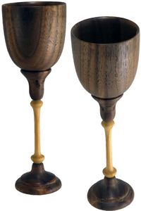 Wooden Wine Glass Handcrafted Olive Wood Drinking Cup Eco Friendly <b>Drinkware</b> for Home Party - Product Image 6