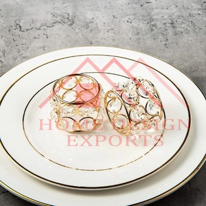 Anneaux de serviette décoratifs pour centres de table d'hôtel et de restaurant, décoration de mariage, best-seller, écologiques, personnalisables, en métal - Product Image 3
