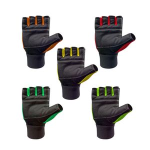 Gants de sport unisexes en néoprène à demi-doigts avec sangle de poignet réglable, taille personnalisée, cuir de haute qualité pour la musculation et le cyclisme - Product Image 3