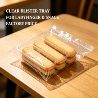 Plateau intérieur rectangulaire en PET noir pour emballage alimentaire de gaufrettes, biscuits, chocolats – Qualité alimentaire, OEM, vente en gros