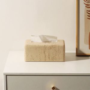 Latest Black Marble <b>Tissue</b> Box Holder Luxury Square <b>Tissue</b> Cover Decorative Home Decor - Product Image 2