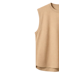 Custom <b>Khaki</b> Sleeveless Tank <b>Top</b> Men Casual Gym Vest Breathable Cotton Summer Shirt Athletic Loose Fit Sportswear Training <b>Top</b> - Product Image 4