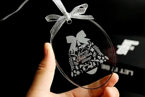 Adorno Navideño <span class=keywords><strong>de</strong></span> Cristal K9 Grabado con Láser Personalizado PuJiang DT - Regalo Navideño Personalizado para Familiares, Amigos y Compañeros <span class=keywords><strong>de</strong></span> Trabajo - Product Image 6