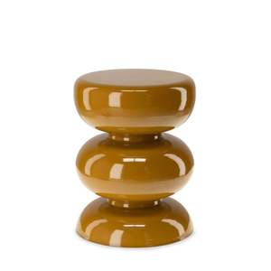 Mesa Auxiliar de Hierro con Recubrimiento en Polvo para Interiores y Exteriores, Mesa de Noche Metálica Rosa - Mesa de Centro Redonda Decorativa Resistente - Product Image 6