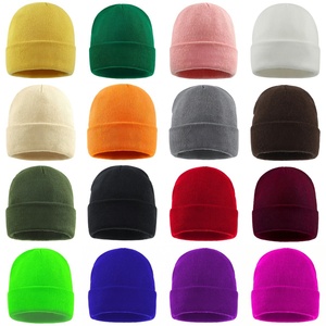 Unisex Solid Color Acrylic Beanie Winter Hat Casual Style 56-58CM Head Circumference Computer Knitted Warm <b>Cap</b> - Product Image 4