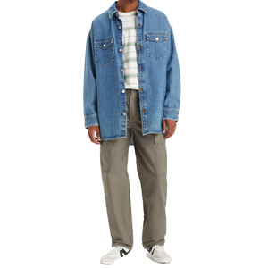 Pantalones Cargo para Hombre Más Vendidos, Corte Recto, Algodón Twill, Ropa de Trabajo, Estilo Urbano, Pantalones Utilitarios, Fabricante OEM Personalizado - Product Image 5