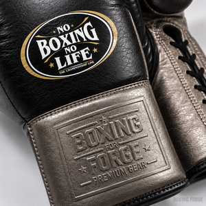 Gants de boxe personnalisés NO boxing NO life en cuir de vachette et impression personnalisée sur le gant, du 8 oz au 24 oz. - Product Image 5
