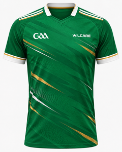 Men's Green Sublimation Printed <b>Sports</b> <b>Jersey</b> Breathable Polyester Shirt Adult Size - Product Image 1