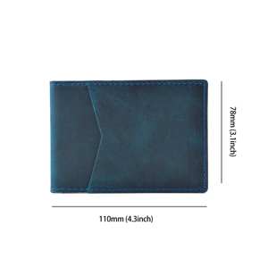 AIGUONIU - Funda para Licencia de Conducir Hecha a Mano en Cuero Crazy Horse, Tarjetero con Diseño Antiguo y Conciso - Product Image 2