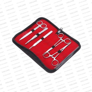Medical Skin Suture Practice Training <b>Kit</b> Surgical <b>Suturing</b> Manual German Stainless Steel Needle Holder Scissors Tools Students - Product Image 6
