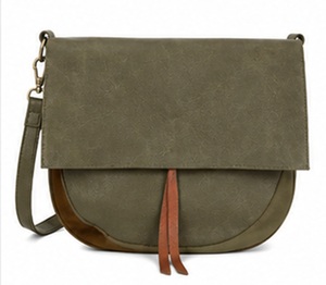 Bolso Bandolera de Piel de Ante Premium Estilo Bohemio para Mujer, Bolso de Hombro Vintage con Correa Ajustable - Product Image 1