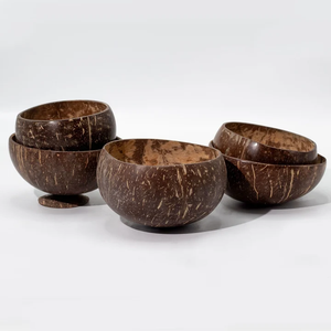 Direct Factory <b>Coconut</b> <b>Bowl</b> Morden Luxury Polished Serving <b>Bowl</b> Eco-Friendly Carved for Wedding Party Use Wholesale From India - Product Image 4