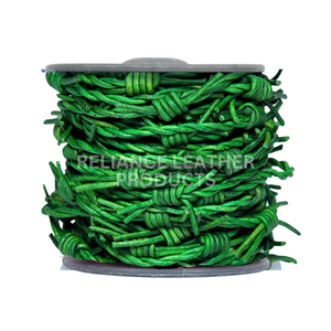 Antique Leather Barbed Wire Cord for Jewelry Making Bracelet Necklace Craft Supply - Product Image 1