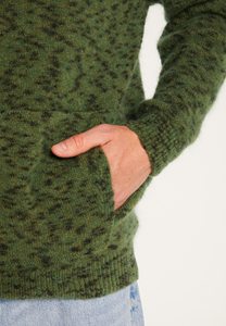 Sweat à capuche en mohair personnalisé de haute qualité pour homme, style streetwear, épais, coupe oversize et carrée, à manches longues, en maille - Product Image 3