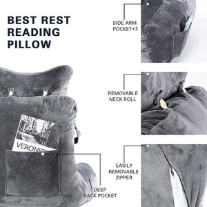 TERRALOOM GLOBAL High Quality Memory Foam Summer Cooling Fabric Removable Washable Flame Retardant Anti-Dust <b>Reading</b> Bed <b>Pillow</b> - Product Image 4